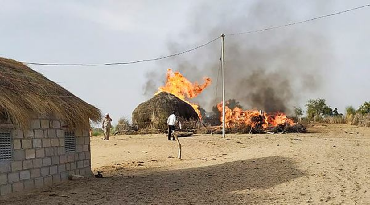 MiG 21 aircraft crashes in Barmer, pilot ejects