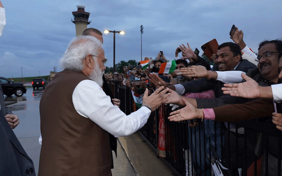 PM Modi arrives in US to attend Quad leaders' summit, address UNGA