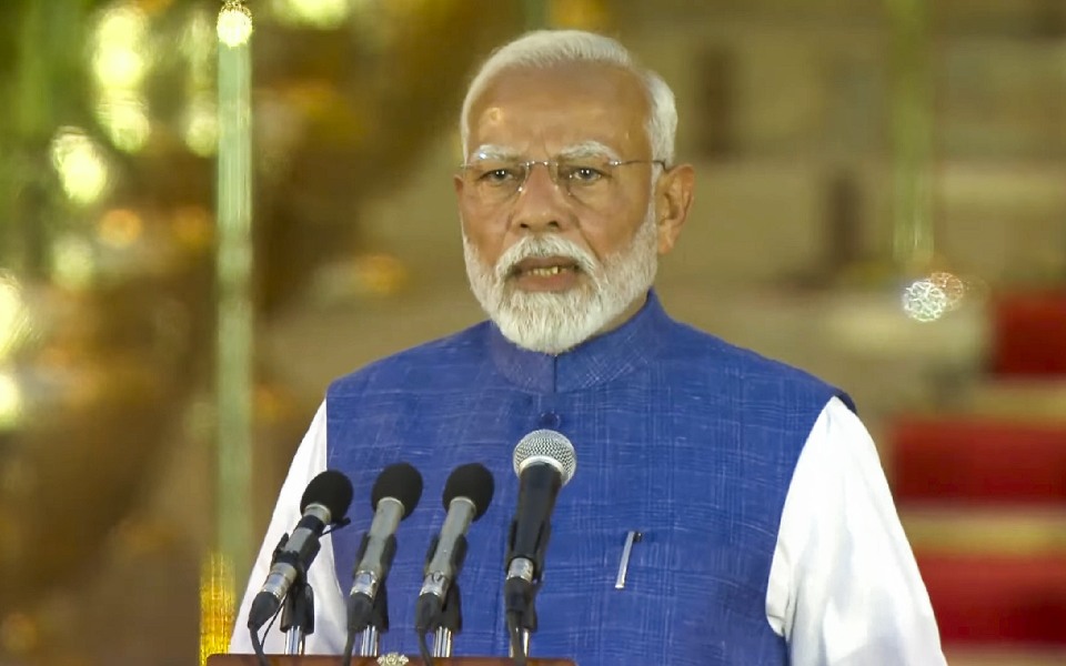 Narendra Modi takes oath for office of Prime Minister for third term
