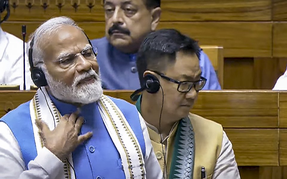 'Mausi ji, moral victory toh hai na': PM Modi invokes 'Sholay' scene to mock Congress