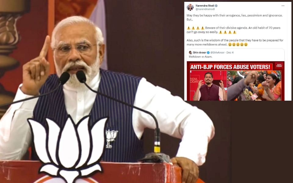Twitterati’s stunned on PM Modi's emoji use on official 'X' account, sparks parody speculation