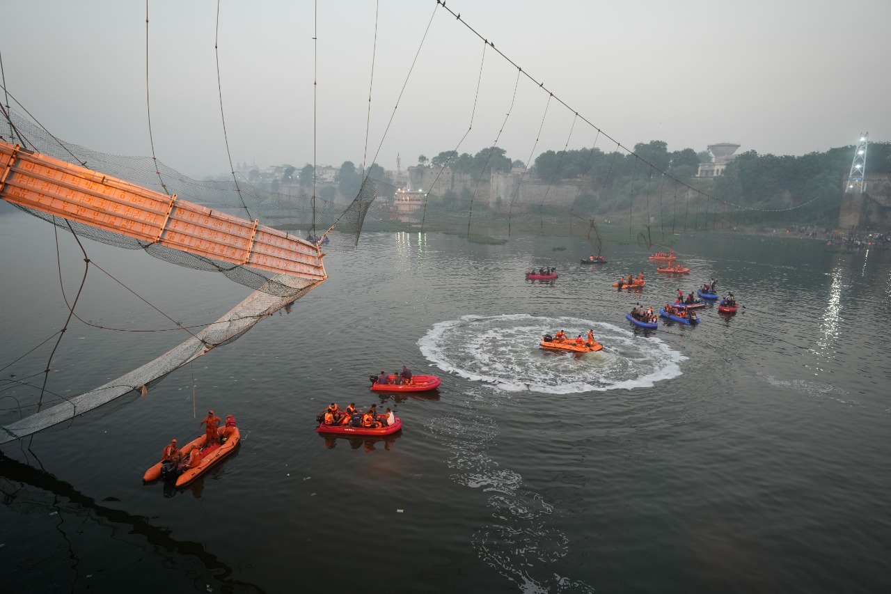 Corroded wires, welded suspenders behind Morbi bridge tragedy: SIT in preliminary probe report