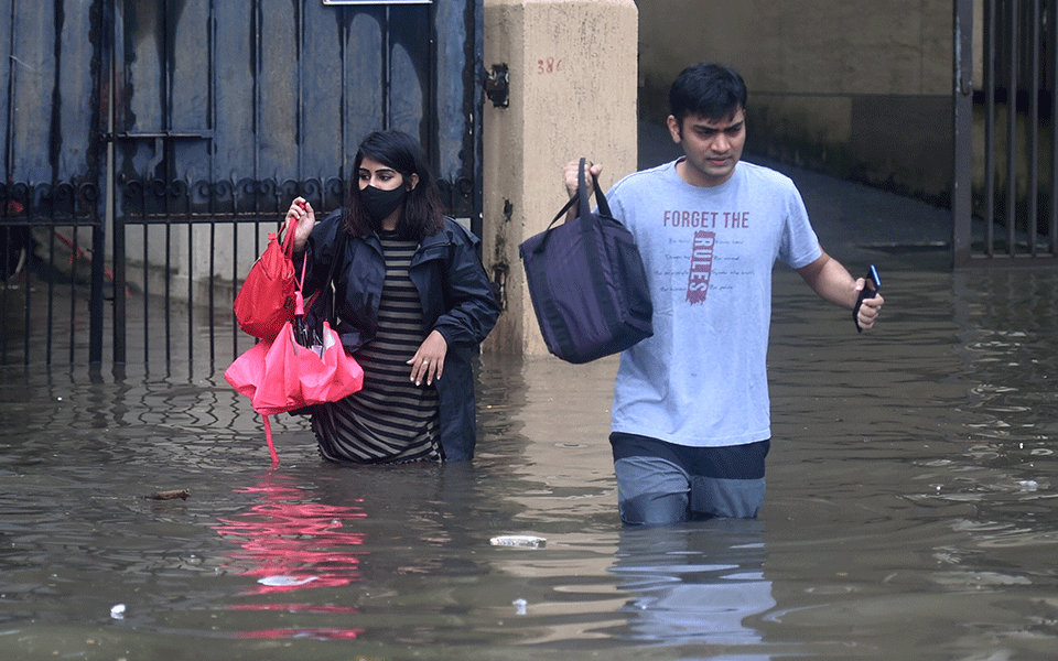 Heavy rains pound Mumbai; 250 people shifted as Mithi river swells, local train services hit