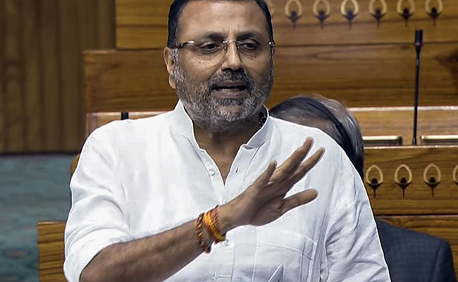 Nishikant Dubey seeks action against Rahul for sharing Shah's 'edited' speech