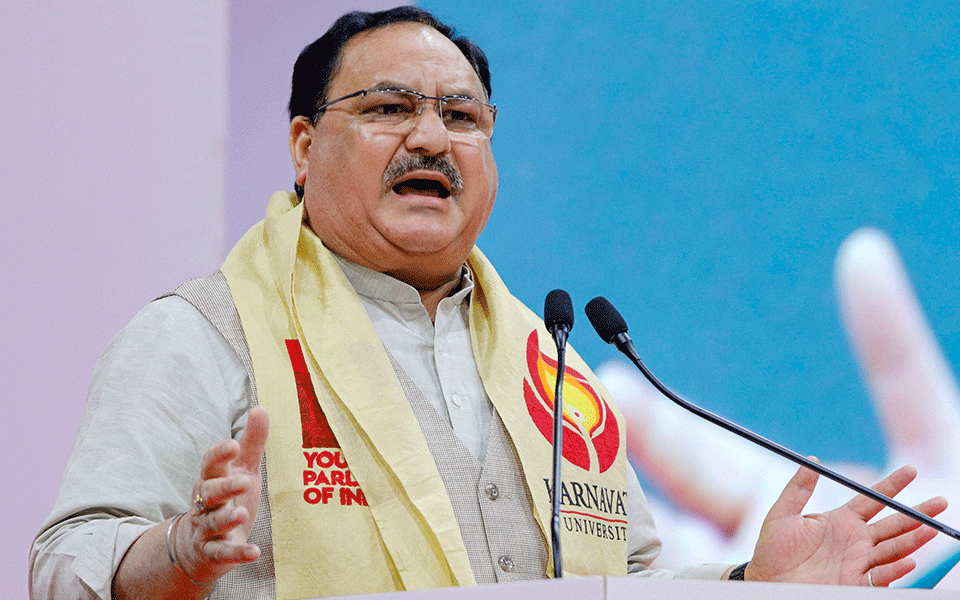 J P Nadda posts Rahul's old speech to take swipe at him