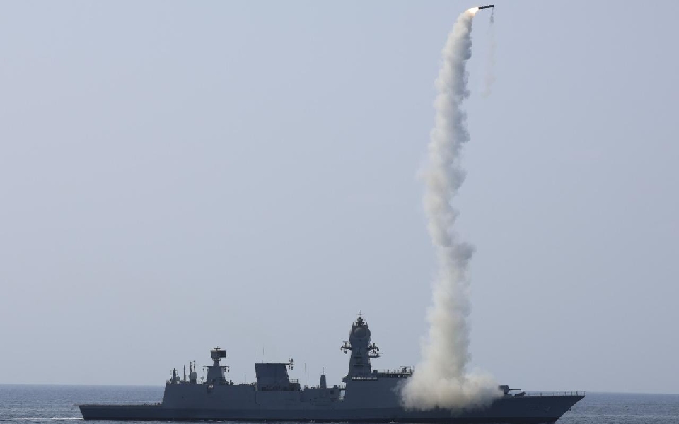Indian Navy carries out anti-ship firings; demonstrates readiness for long-range 'offensive' strikes