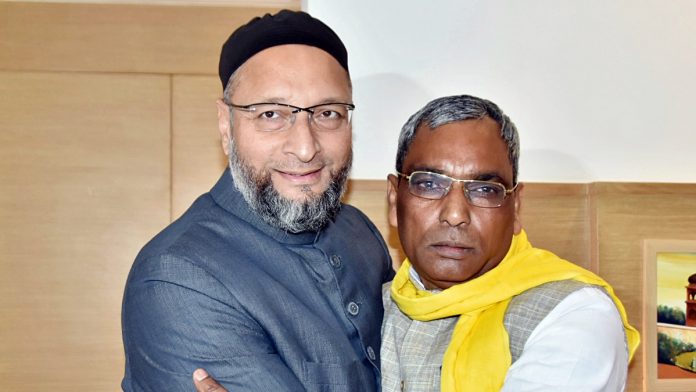 AIMIM to fight UP Assembly polls, Owaisi joins BJP's ex-ally Rajbhar's front