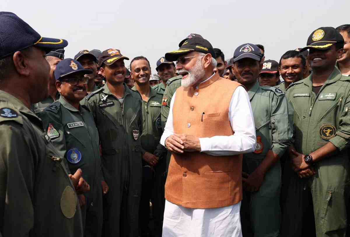 PM Modi travels to Adampur air base, interacts with soldiers