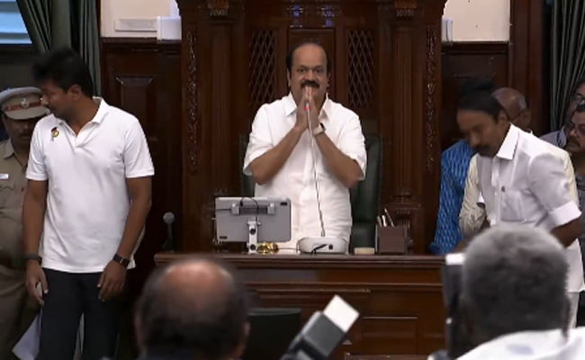 TVK legislator Prabhakar unanimously elected as TN Assembly Speaker
