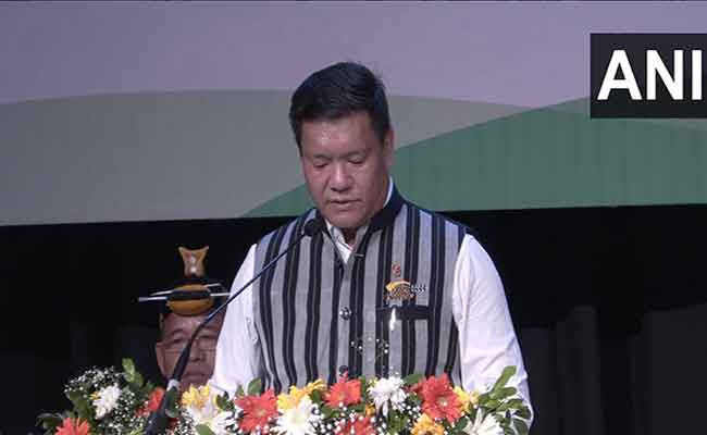 Pema Khandu sworn in as Arunachal Pradesh CM for third straight term