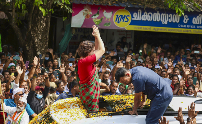 Want to serve Wayanad, just like mother looks after children: Priyanka Gandhi