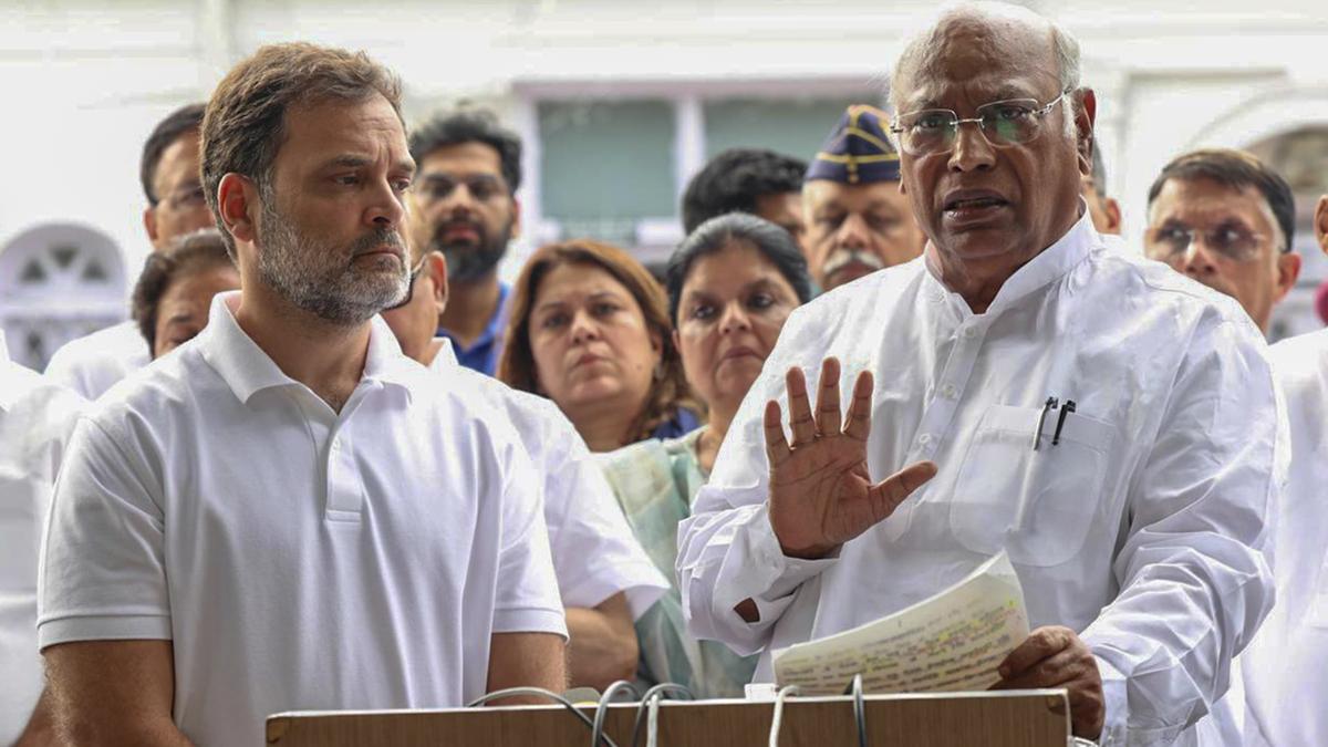 Doordarshan sparks row with ‘Gaddar’ poster featuring Kharge, Imran Masood, Arshad Madani