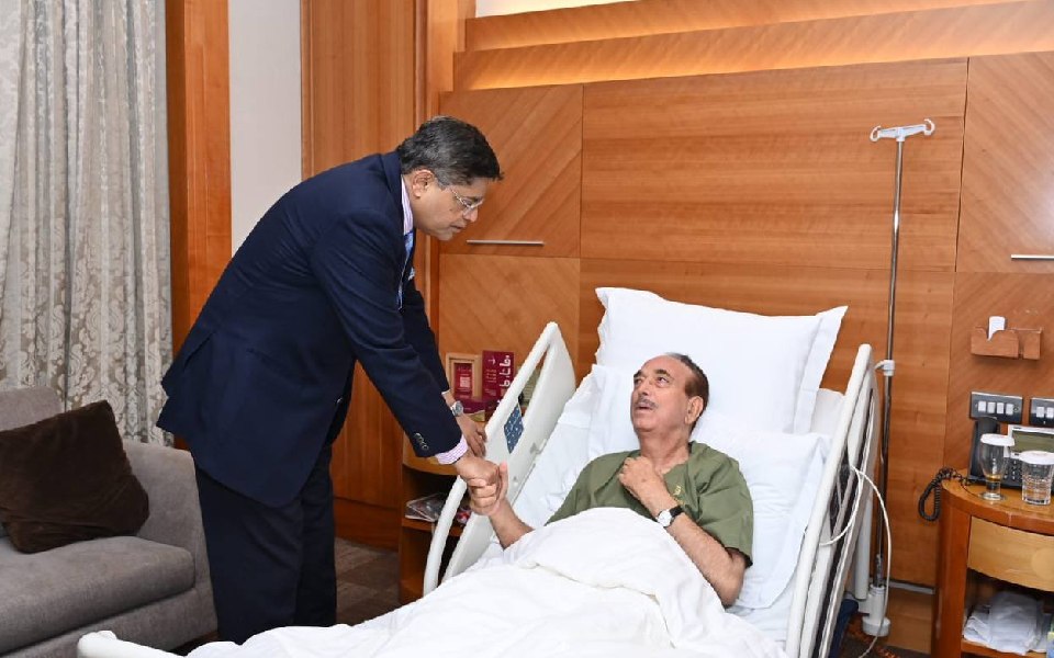 Ghulam Nabi Azad admitted to hospital: BJP MP Panda