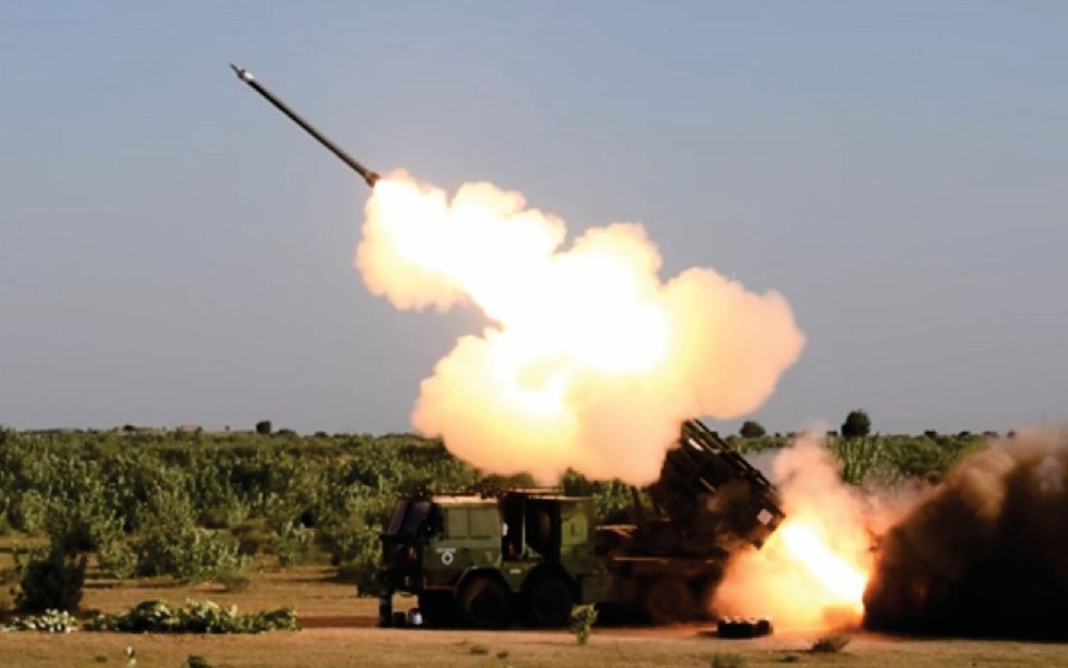 India successfully test-fires guided Pinaka weapon system