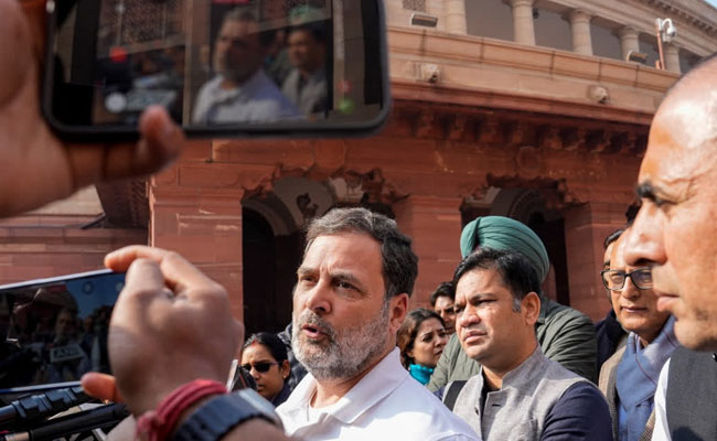 Blot on democracy: LoP Rahul lodges protest with Lok Sabha Speaker for not being allowed to speak