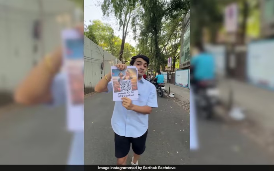 RCB fan’s quirky ‘Good Luck’ fundraiser goes viral, sparks debate on digital trust