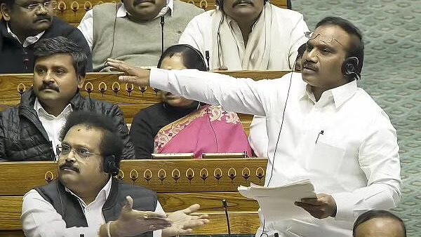 Spell out contribution of RSS, Hindu Mahasabha to making of Constitution: DMK's A Raja to BJP