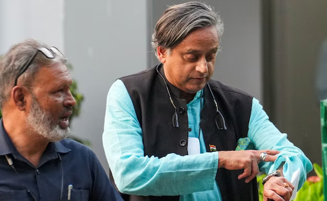 Tharoor crossed 'lakshman rekha' with comments on India-Pak conflict: Congress sources