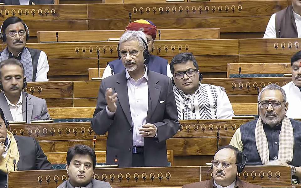 India wants to have good relations with Pakistan, free of terror: Jaishankar in Lok Sabha