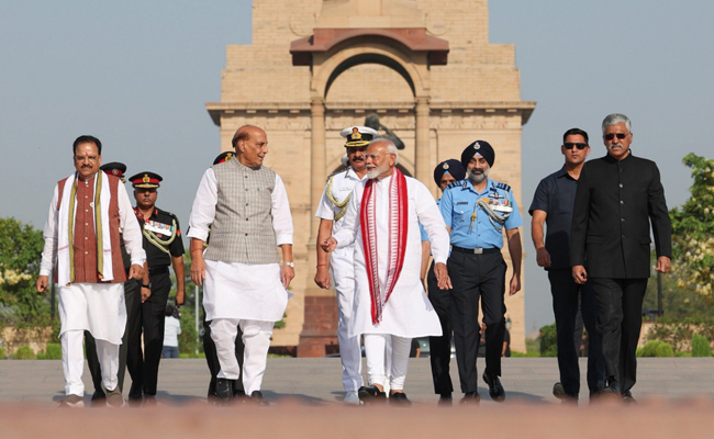 Heavy Security For Modi's Swearing-in Ceremony