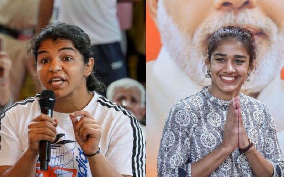 Sakshi and Babita Phogat engage in war of words over wrestlers' protest against WFI chief