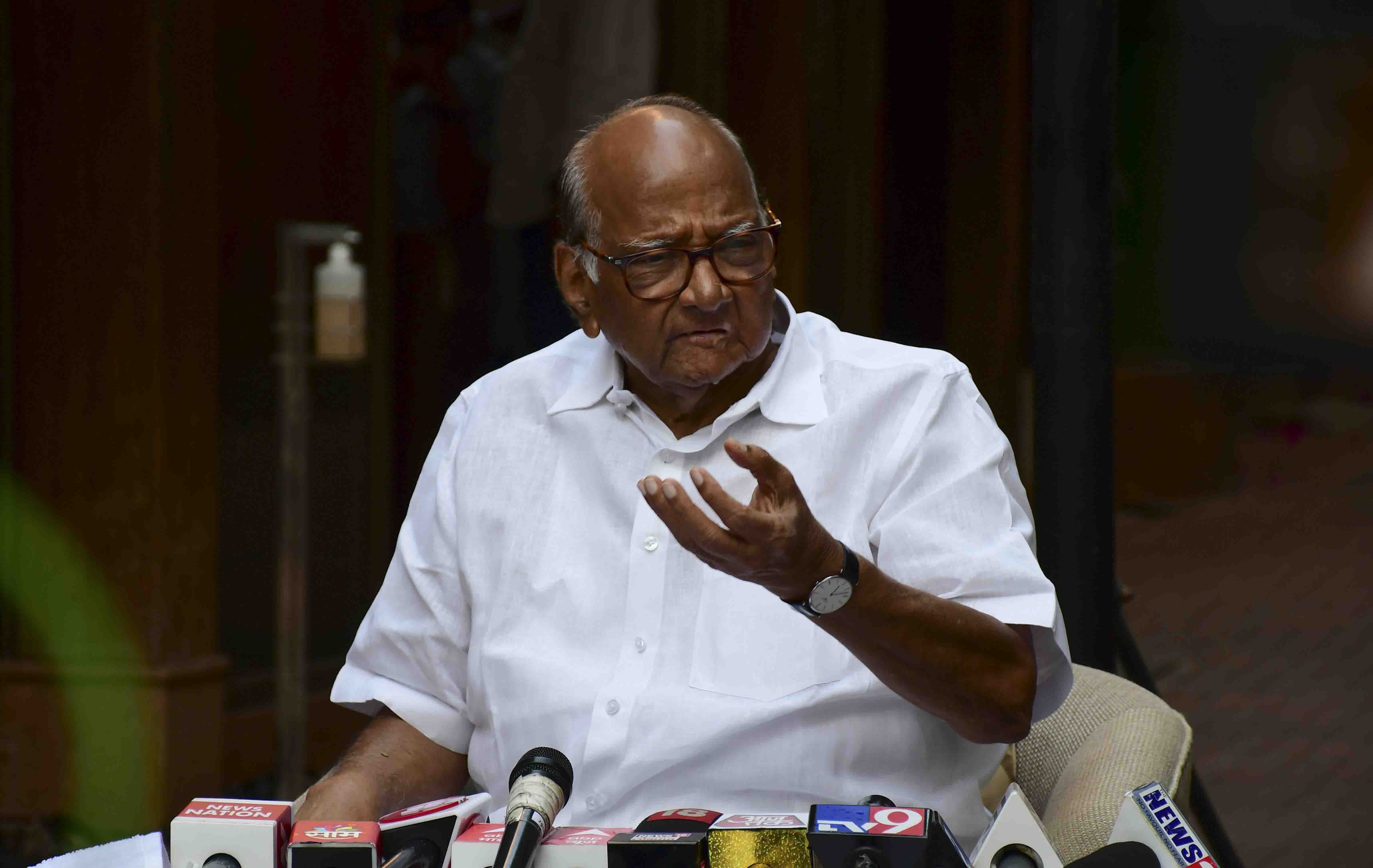 Don't commit 'sin' of using force against protesters: NCP president Sharad Pawar