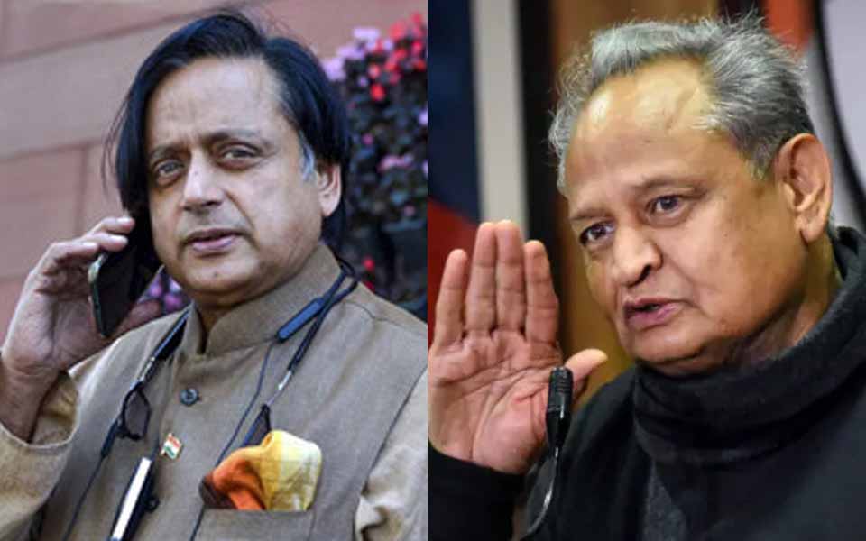 Shashi Tharoor meets Ashok Gehlot amid Cong prez poll run buzz