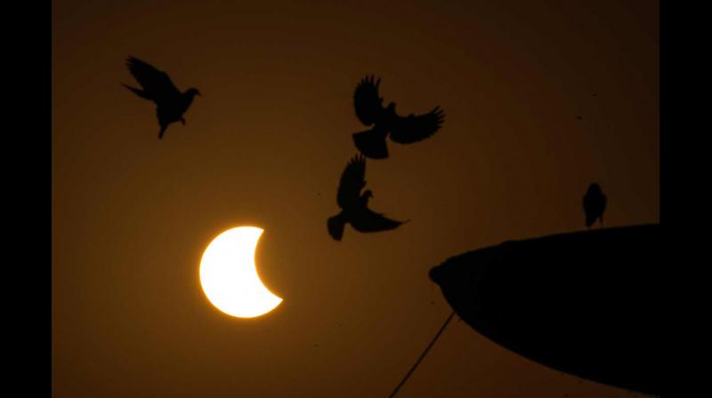 Partial solar eclipse seen in parts of India