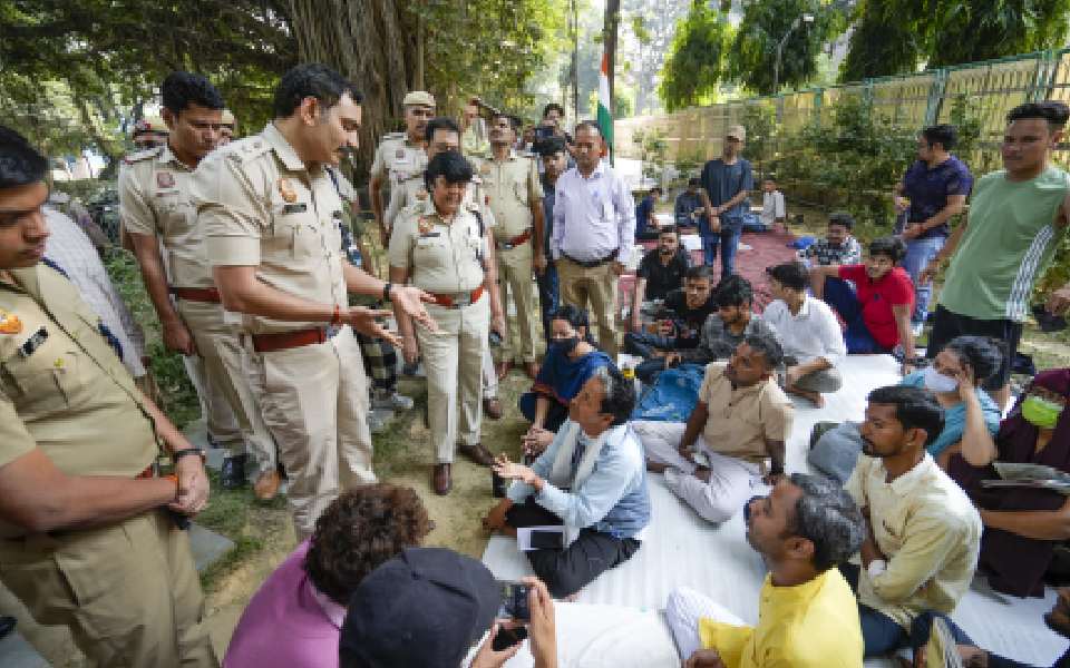 'Blot on democracy', says Wangchuk after several detained outside Ladakh Bhawan