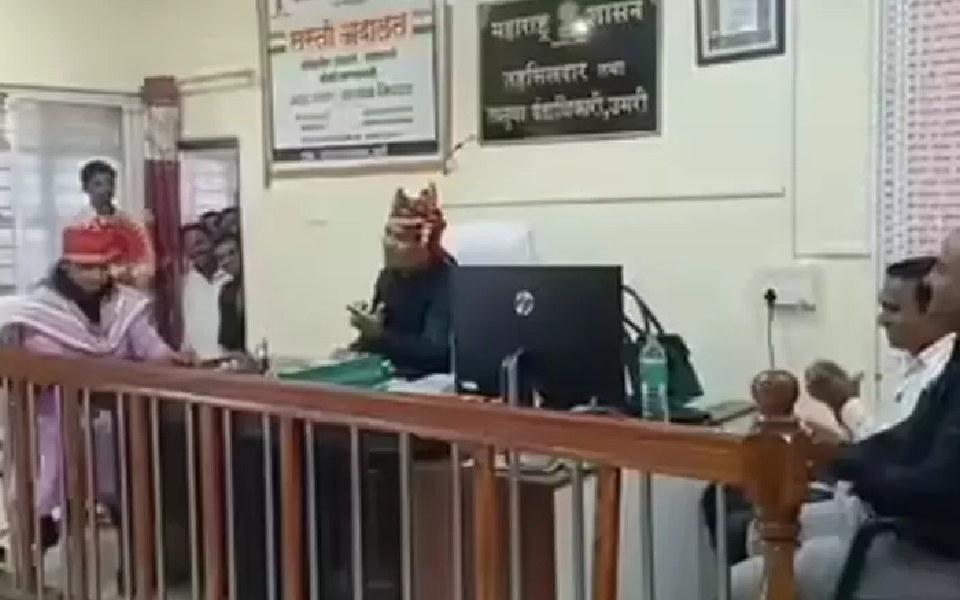 Tehsildar suspended for singing Bollywood song while seated in official chair