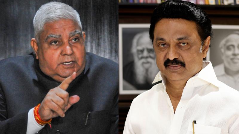 TN CM Stalin, Dhankhar in war of words; WB Guv says TN CM's remark harsh, not fact based