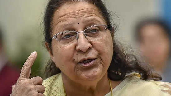 Unidentified person booked for rumour about Sumitra Mahajan's death