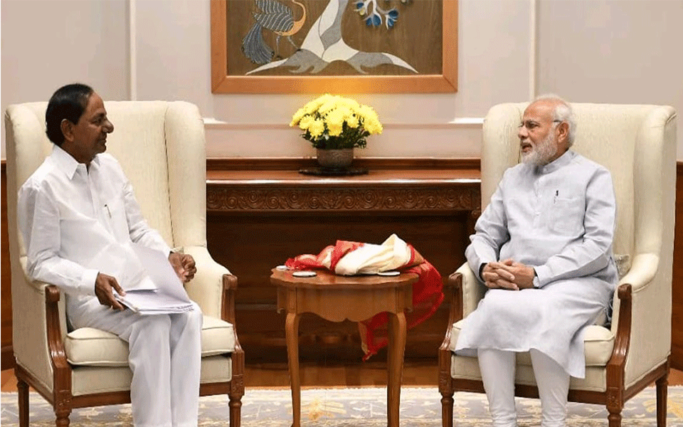 Telangana CM seeks Modi's nod for enhanced quota