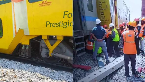 Coach of Chennai-Bengaluru double-decker train derails near Kolar