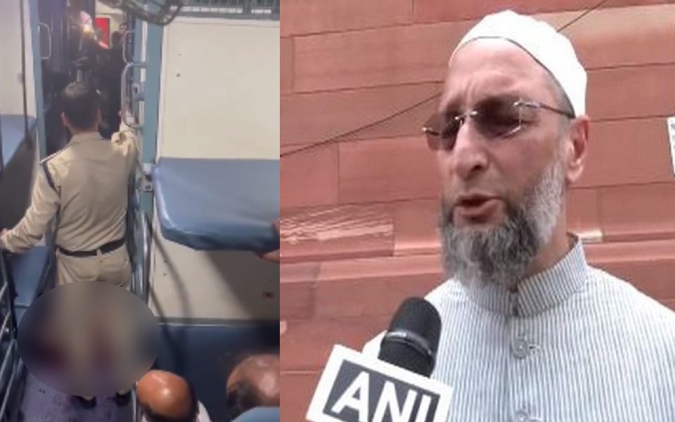 Train passengers killed by RPF constable: Owaisi terms it 'terror attack targeted at Muslims'