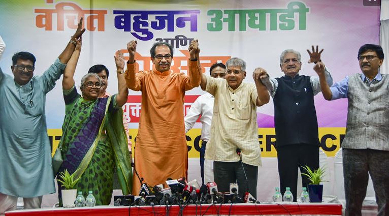 Maha: Shiv Sena (UBT) and Prakash Ambedkar's VBA announce alliance