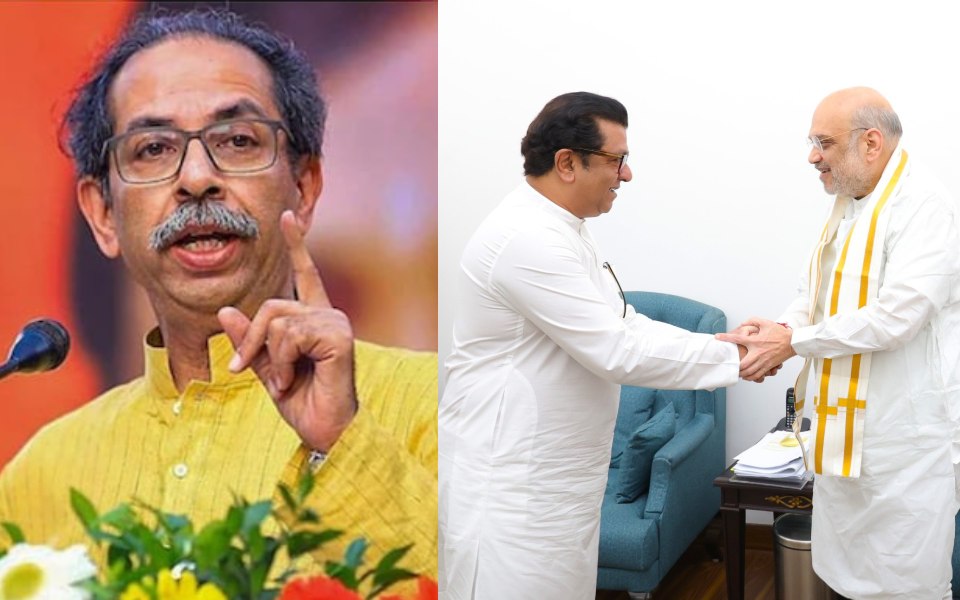 Unsure of poll victory, BJP trying to 'steal' a Thackeray: Uddhav on Raj Thackeray-Shah meeting