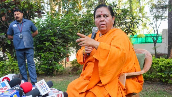 Uma Bharti links crime against women in MP to drinking