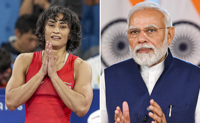 Come back stronger: PM Modi on Phogat's disqualification