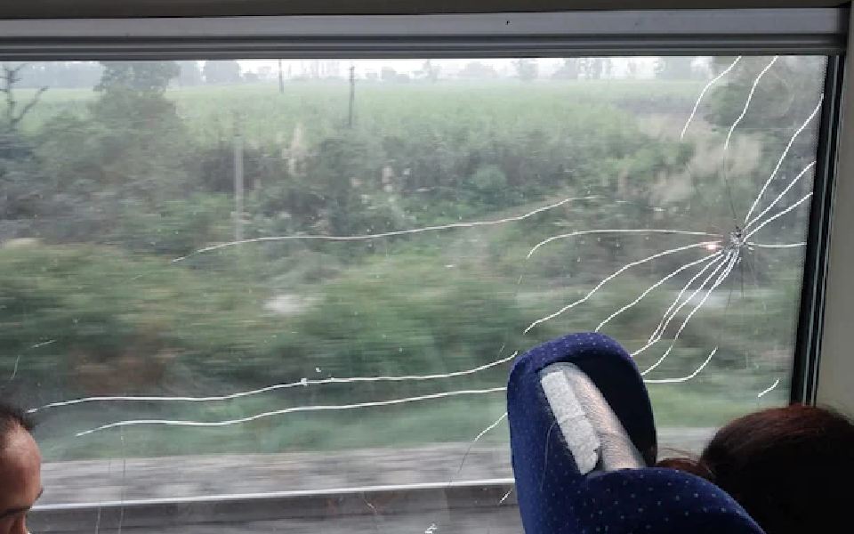 Stone thrown at  Vande Bharat train in Uttarakhand,  22-year-old arrested