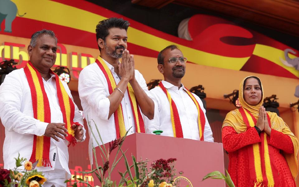 DMK says actor Vijay led party's principles 'copy,' AIADMK says 'old wine in new bottle'