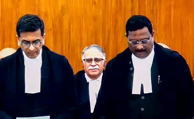 Justice PB Varale sworn-in as SC judge, apex court gets full strength