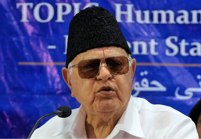 Pak has to stop terror, will progress if it lives in atmosphere of friendship with India: Farooq Abd