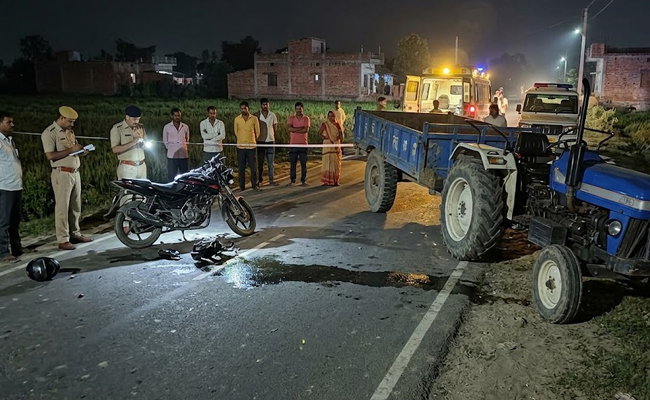 Four killed, one critically injured as tractor-trolley collides with bike in UP's Kaushambi