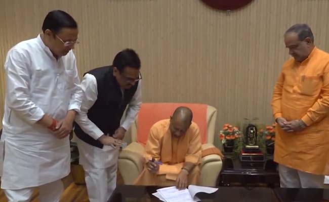 Adityanath renews membership under BJP's Sakriya Sadasyata Abhiyan