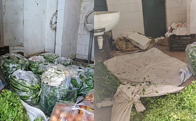 Commission agent's licence suspended in Meerut for storing veggies in toilet