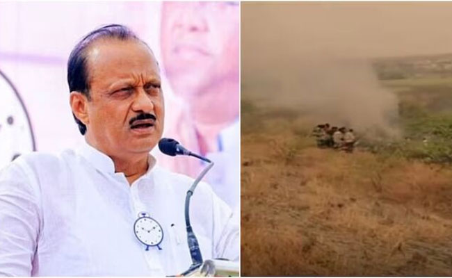 Maharashtra Dy CM Ajit Pawar, three others killed in plane crash in Pune