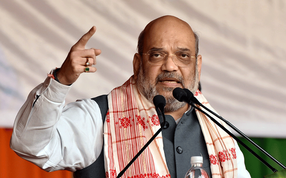Hindu centres of faith were left humiliated for years,but Modi govt restoring their glory: Amit Shah