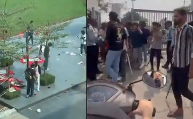 Ahead of Valentine's Day, right-wing activists vandalise property at private varsity in Indore