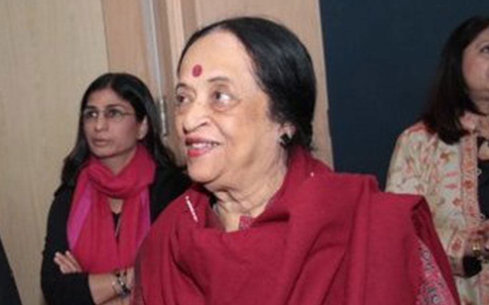 Artist Anjolie Ela Menon conferred the Kalidas Award